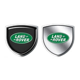 2pcs 39x39mm Land Rover Shield Metal Car Window Sticker Emblem Badge Decal