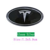 Tesla Elliptical Metal Car Window Sticker Emblem Badge Decal