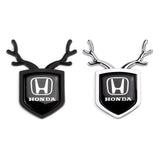 Honda ABS Deer Car Rear Sticker Shield Trunk Emblem Badge Decal