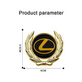 Lexus Metal Car Rear Sticker Auto Window Emblem Badge Decal