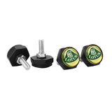 4pcs/set Lotus Logo Stainless Steel Car License Plate Bolts