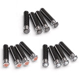 4pcs/set Harley Logo Carbon Fiber Car Door Bolt Lock Pins Gate Lock Screws