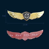 Volvo Metal Wings Car Front Sticker Emblem Badge Decal