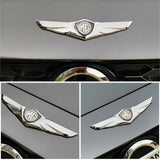 MG Metal Wings Car Front Hood Sticker Emblem Badge Decal