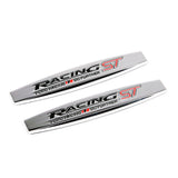 2pcs Ford RS Wolf ST Logo Metal Car Fender Side Badge Decal Rear Emblem Sticker