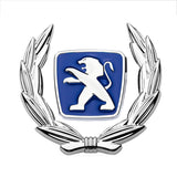 Peugeot Wheat Metal Car Window Sticker Emblem Badge Decal
