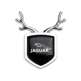 Jaguar ABS Deer Car Rear Sticker Shield Trunk Emblem Badge Decal