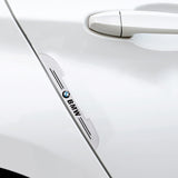4pcs BMW Car Door Bumper Strip Anti-collision Protection Sticker