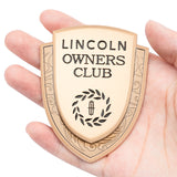 Lincoln Metal Shield Car Rear Sticker Auto Window Emblem Badge Decal