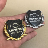 Chevrolet Metal Carbon Fiber Car Rear Sticker Shield Trunk Emblem Badge Decal