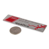 Audi Sline Quattro Aluminum Alloy Car Sticker Nameplate Emblem Badge Decal