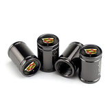 4pcs Cadillac Logo Car Tire Valve Caps