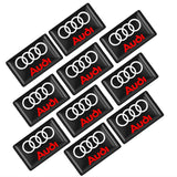 10pcs Audi S R Epoxy Car Armrest Button Sticker