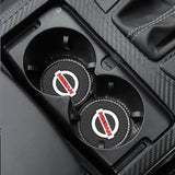 2PCS Nissan NISMO Diamond Car Water Coaster Cup Mat