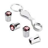 4pcs/set SEAT Logo Car Air Valve Stem Caps Auto Tyre Valve Covers