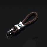 BMW M Power Logo Braided Rope Car Keychain Keyring