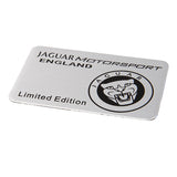Jaguar Aluminum Alloy Car Body Sticker Nameplate Rear Emblem Badge Decal