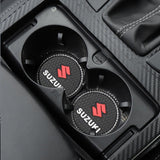 2PCS Suzuki Diamond Car Water Coaster Cup Mat