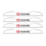 4pcs Toyota Car Door Bumper Strip Anti-collision Protection Sticker