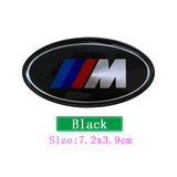 BMW M Power Elliptical Metal Car Window Sticker Emblem Badge Decal