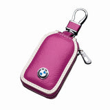 BMW Cowhide Car Key Wallet Car Key Bag Cover Case