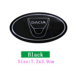 Dacia Elliptical Metal Car Window Sticker Emblem Badge Decal