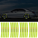 20pcs/set Lexus Car Wheel Rim Warning Reflective Emblem Stickers