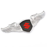 Suzuki Angle Wings Metal Car Front Hood Bonnet Sticker Emblem Badge