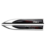 2pcs Toyota TRD Sportivo Logo Metal Car Sider Fender Sticker Emblem Badge