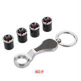 4pcs/set Audi Car Tire Valve Caps Auto Tyre Wheel Air Covers Air Caps