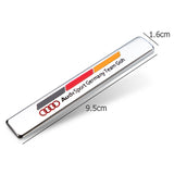 2pcs Audi Quattro Logo Car Fender Side Emblem Badge Sticker