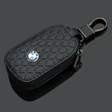 BMW PU Leather Car Key Wallet Key Case Cover Bag