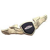 MINI Cooper JCW Metal Wings Car Front Hood Sticker Emblem Badge