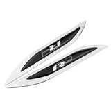 2pcs Volkswagen GTI Rline Logo Metal Car Sider Fender Sticker Emblem Badge