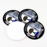 4pcs/set 56/75mm Mercedes Benz AMG Brabus Apple Tree Car Wheel Center Hub Cap Sticker Decal