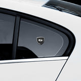 2pcs 39x39mm Lada Shield Metal Car Window Sticker Emblem Badge Decal