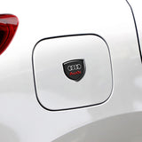 2pcs 39x39mm Audi Sline Shield Metal Car Window Sticker Emblem Badge Decal