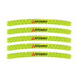 20pcs/set Mitsubishi Car Wheel Rim Warning Reflective Emblem Stickers