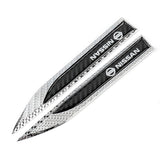 2pcs Nissan Nismo Logo Metal Car Side Fender Emblem Stickers
