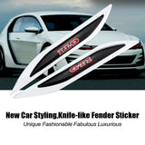 2pcs Volkswagen GTI Rline Logo Metal Car Sider Fender Sticker Emblem Badge