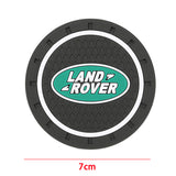 2pcs/set Land Rover PVC Car Water Coaster Cup Mat
