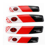 Toyota TRD Car Door Protection Sticker Anti-Scratch Decal Bumper Strip