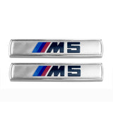 2pcs BMW M3 M5 M Performance Hamann Luxury Metal Car Sticker Emblem Badge Decal Decoration
