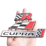 SEAT CUPRA Logo Metal Car Front Hood Grille Emblem Bagde Rear Sticker Decal