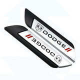 2pcs Dodge Metal Car Side Fender Sticker Emblem Badge Decal