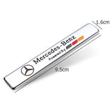2pcs Mercedes Benz AMG Logo Car Fender Side Emblem Badge Sticker