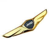 Jeep Metal Wings Car Front Hood Sticker Emblem Badge Decal