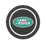 2pcs/set Land Rover PVC Car Water Coaster Cup Mat