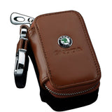 Skoda PU Leather Car Key Bag Key Case