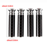 4pcs/set Hyundai Genesis Logo Carbon Fiber Car Door Bolt Lock Pins Gate Lock Screws